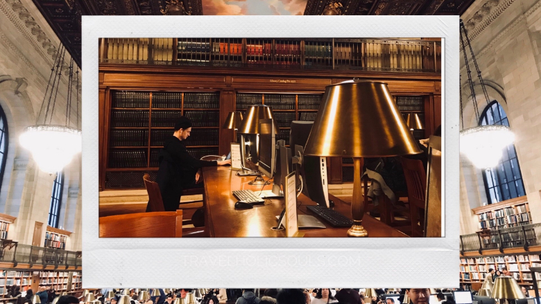biblioteca nazionale di New York city alla 5th Avenue