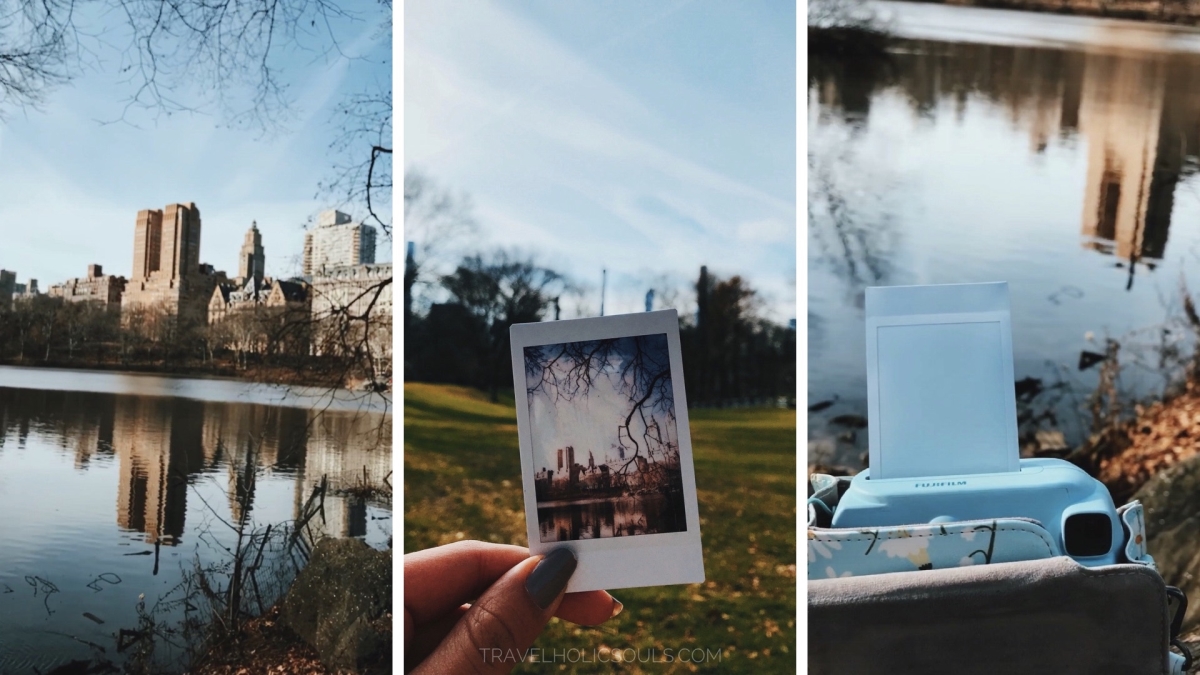 Central Park, New York: giochi di riflessi