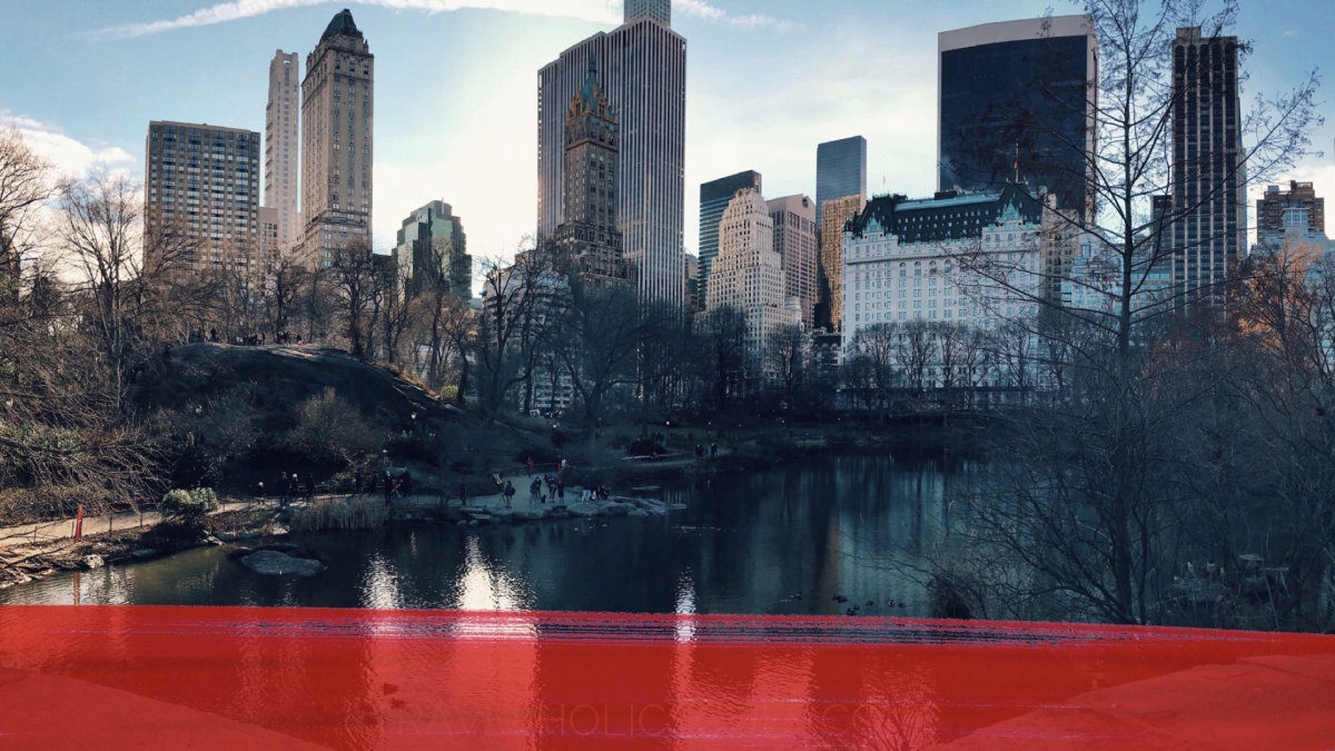 Central Park: vista sui grattacieli