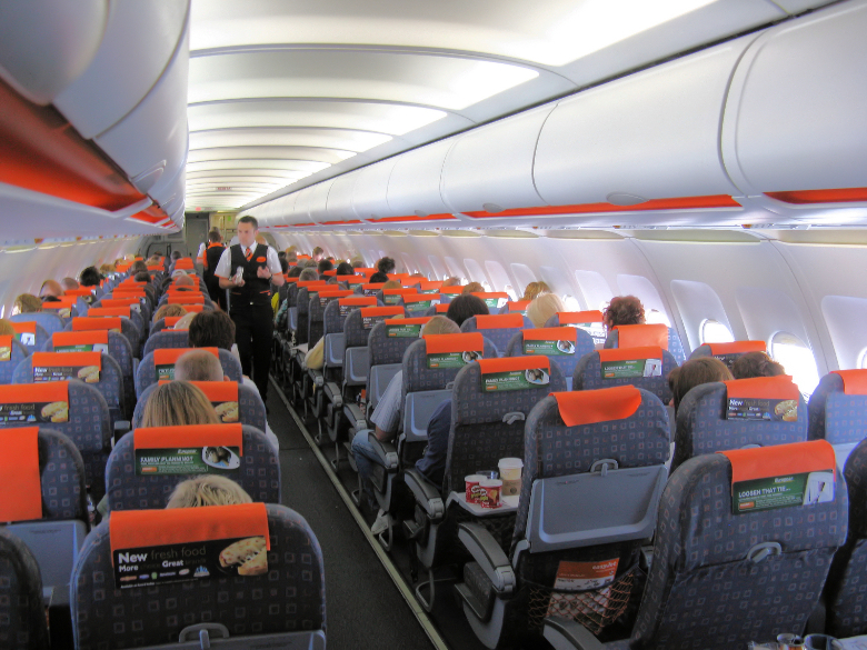 easyjet interno aereo