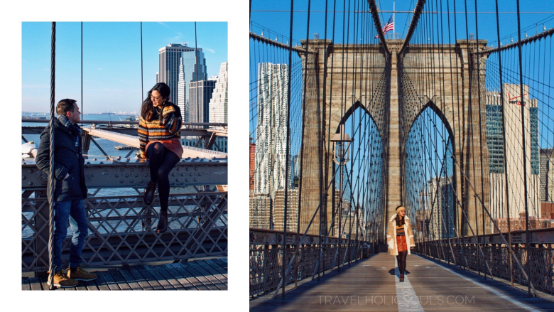 Ponte di Brooklyn, coppia