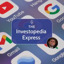 Phone screen with Google apps