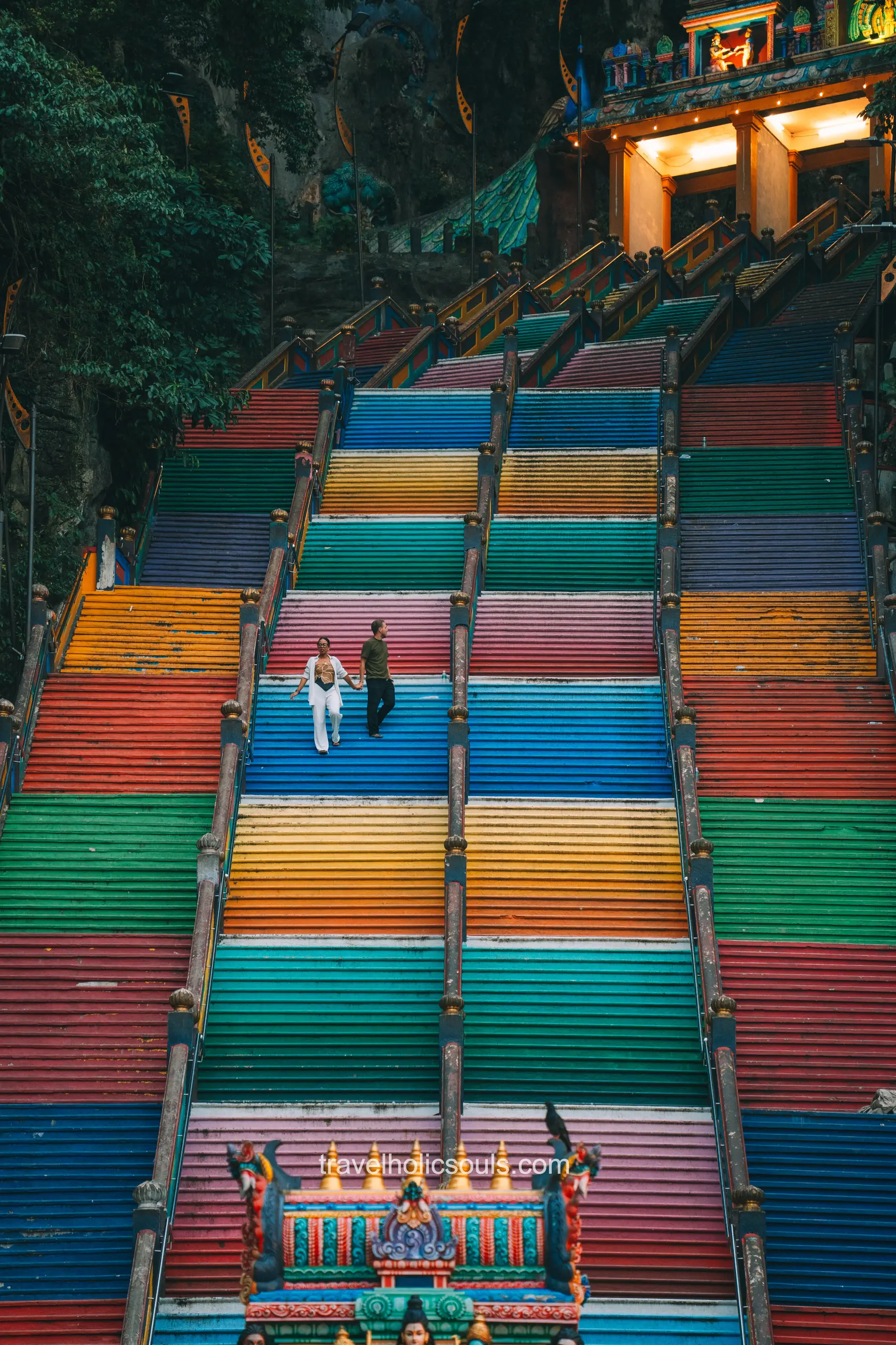batu caves scalinata