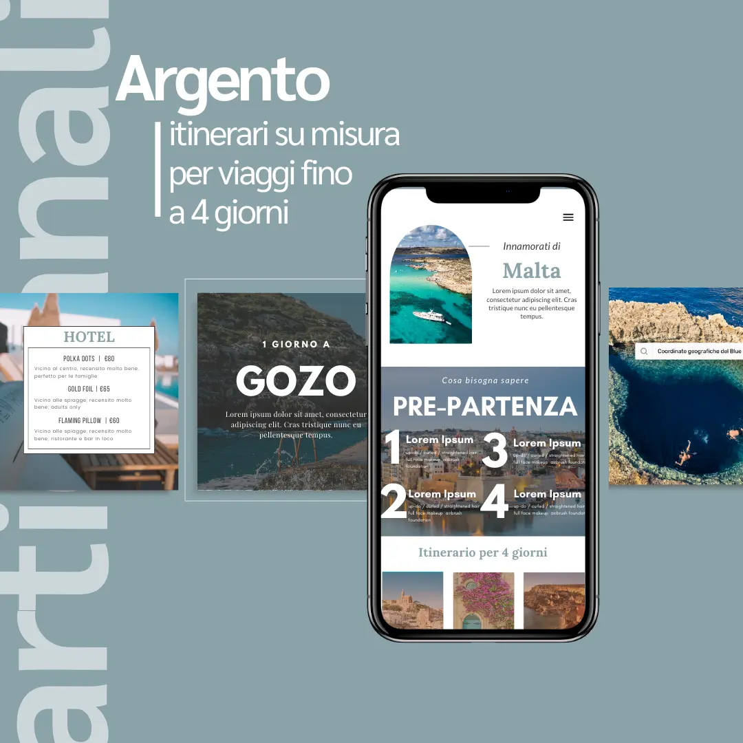 itinerario argento