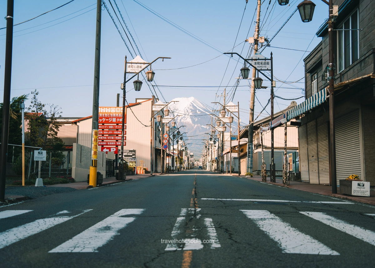 Vista del monte Fuji
